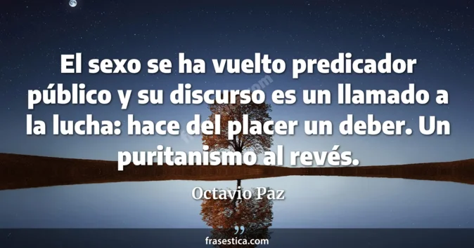 Cita de Octavio Paz