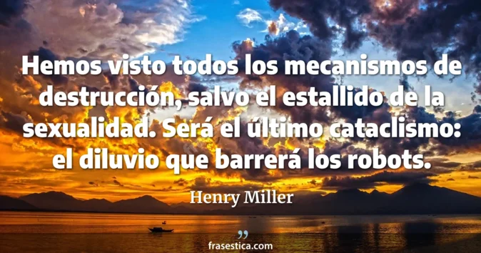 Cita de Henry Miller