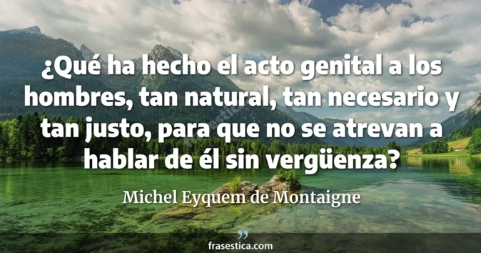 Cita de Michel Eyquem de Montaigne
