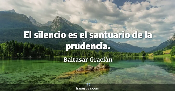 Cita de Baltasar Gracián