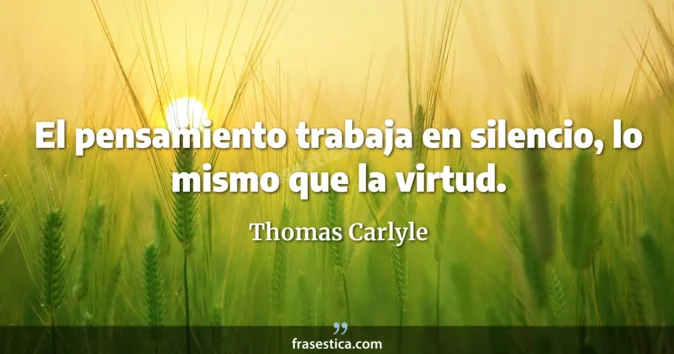 Cita de Thomas Carlyle