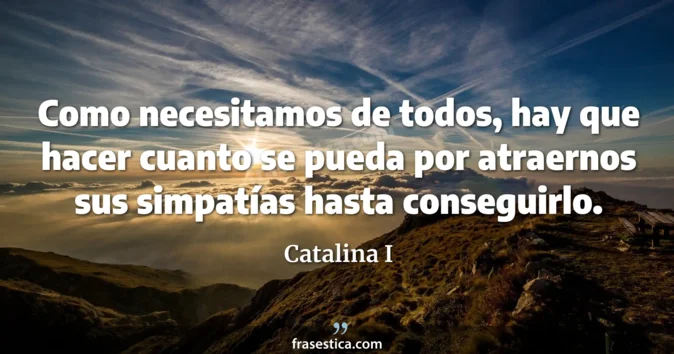 Cita de Catalina I