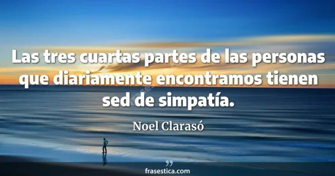 Cita de Noel Clarasó