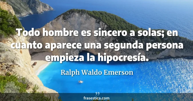 Cita de Ralph Waldo Emerson