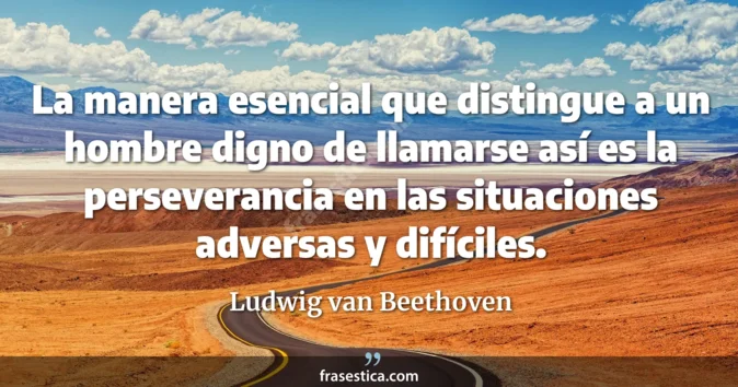 Cita de Ludwig van Beethoven