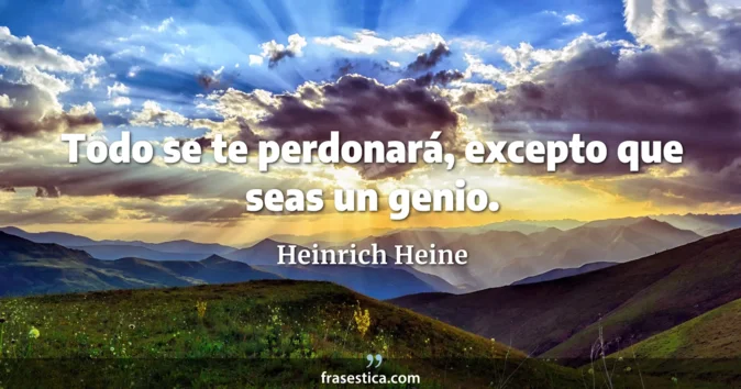 Cita de Heinrich Heine