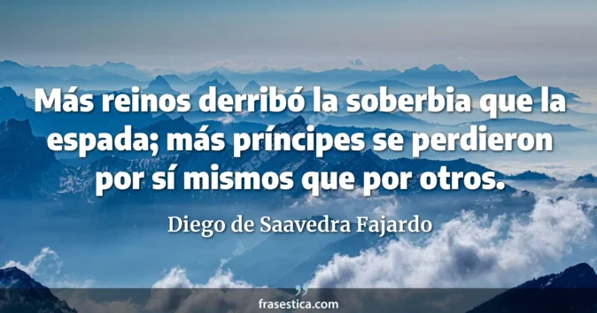 Cita de Diego de Saavedra Fajardo