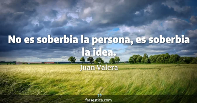 Cita de Juan Valera