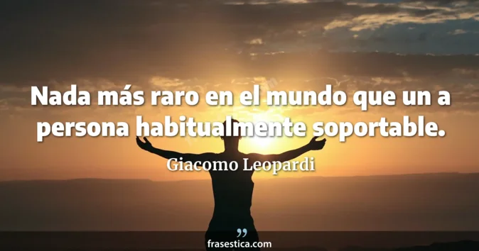 Cita de Giacomo Leopardi