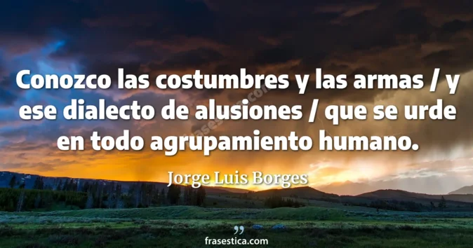 Cita de Jorge Luis Borges
