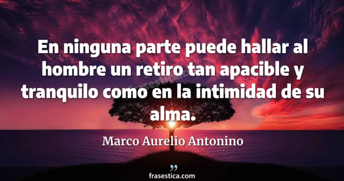Cita de Marco Aurelio Antonino
