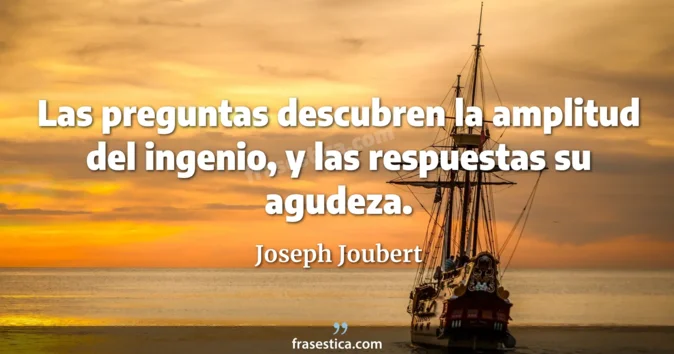 Cita de Joseph Joubert