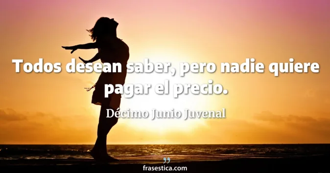 Cita de Décimo Junio Juvenal