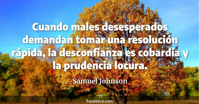 Cita de Samuel Johnson