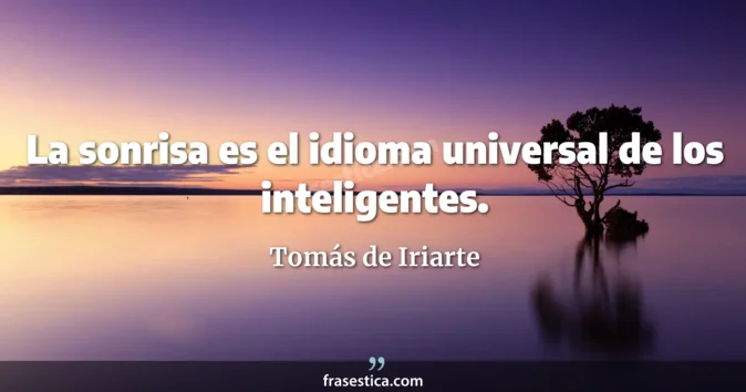 Cita de Tomás de Iriarte