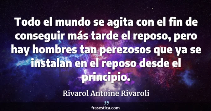 Cita de Rivarol Antoine Rivaroli