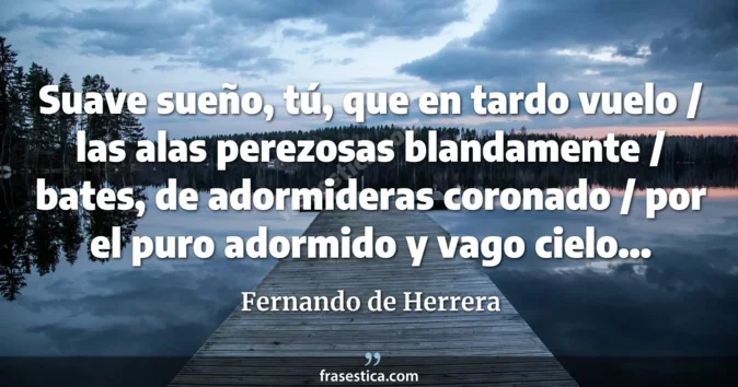 Cita de Fernando de Herrera