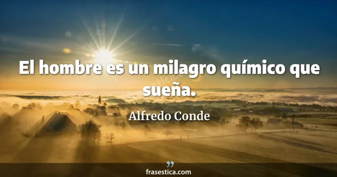 Cita de Alfredo Conde