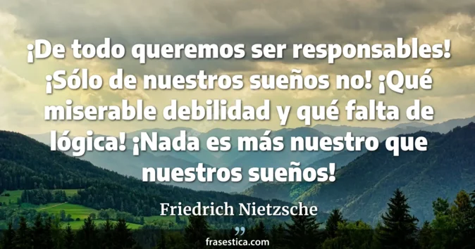 Cita de Friedrich Nietzsche