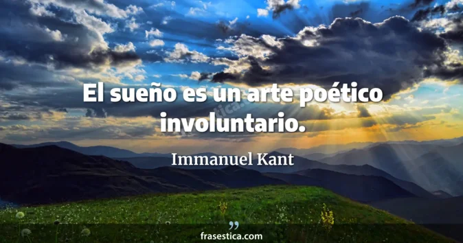 Cita de Immanuel Kant