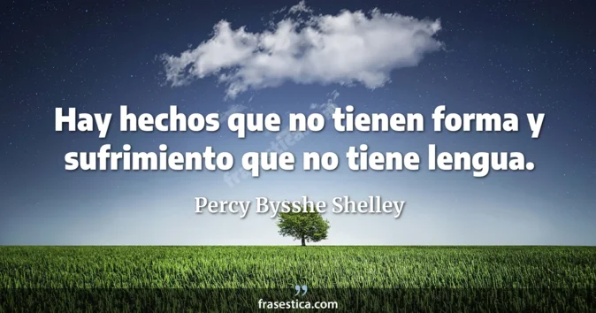 Cita de Percy Bysshe Shelley
