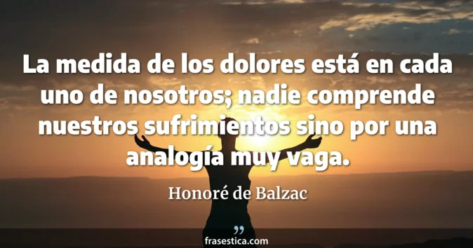 Cita de Honoré de Balzac
