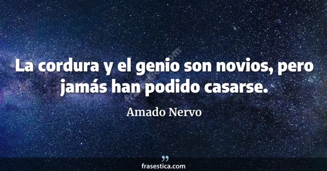 Cita de Amado Nervo
