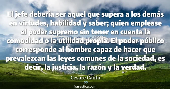 Cita de Cesare Cantú