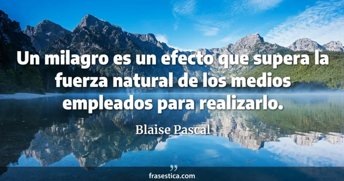 Cita de Blaise Pascal