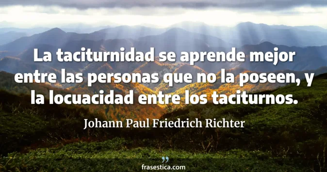 Cita de Johann Paul Friedrich Richter