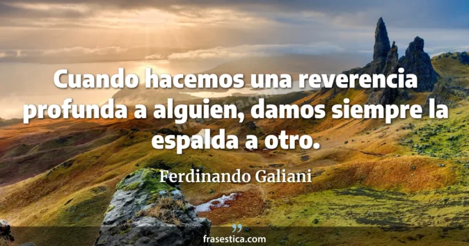 Cita de Ferdinando Galiani