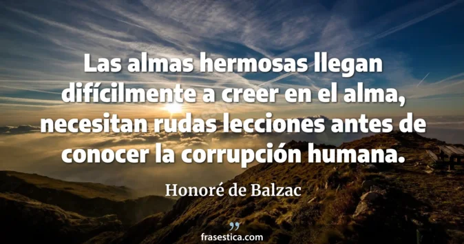 Cita de Honoré de Balzac
