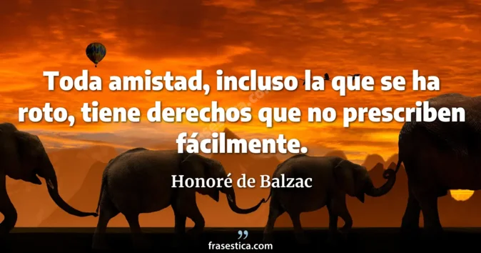 Cita de Honoré de Balzac