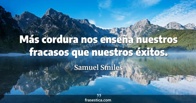Cita de Samuel Smiles