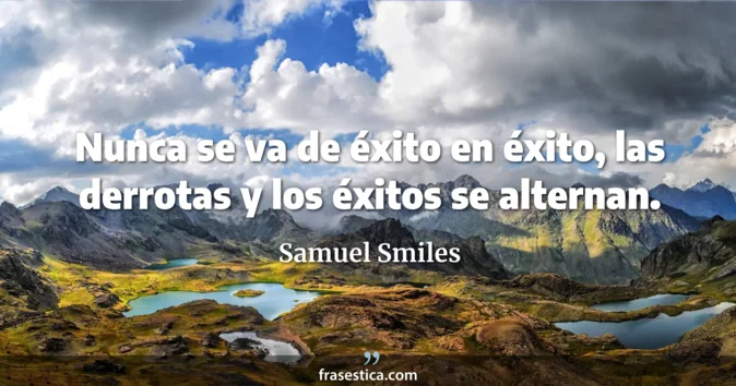 Cita de Samuel Smiles