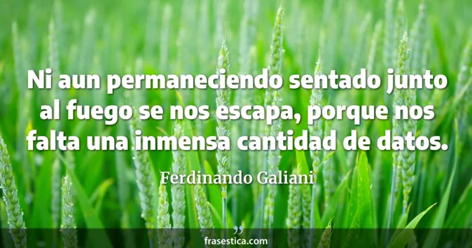 Cita de Ferdinando Galiani