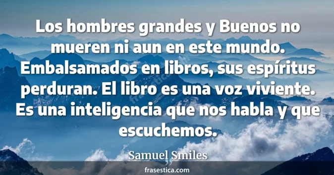 Cita de Samuel Smiles