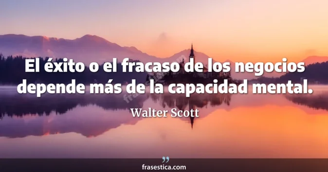 Cita de Walter Scott