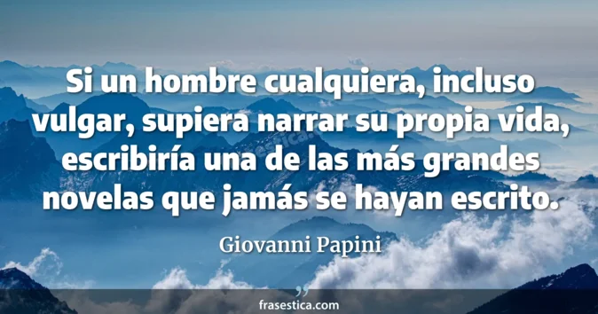 Cita de Giovanni Papini