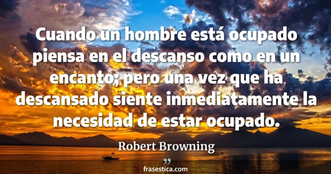 Cita de Robert Browning