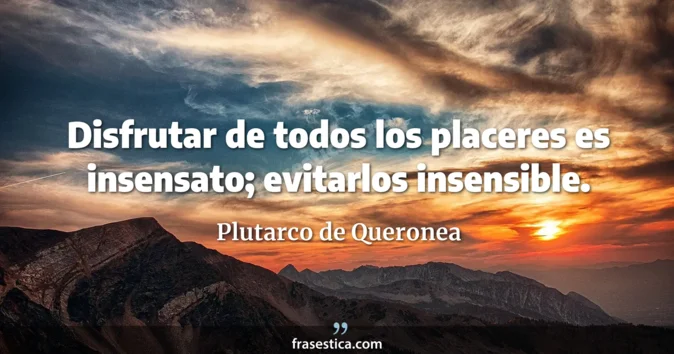 Cita de Plutarco de Queronea